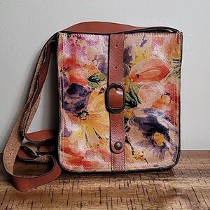 Patricia Nash Heritage Collection Italian Leather Venezia Crossbody